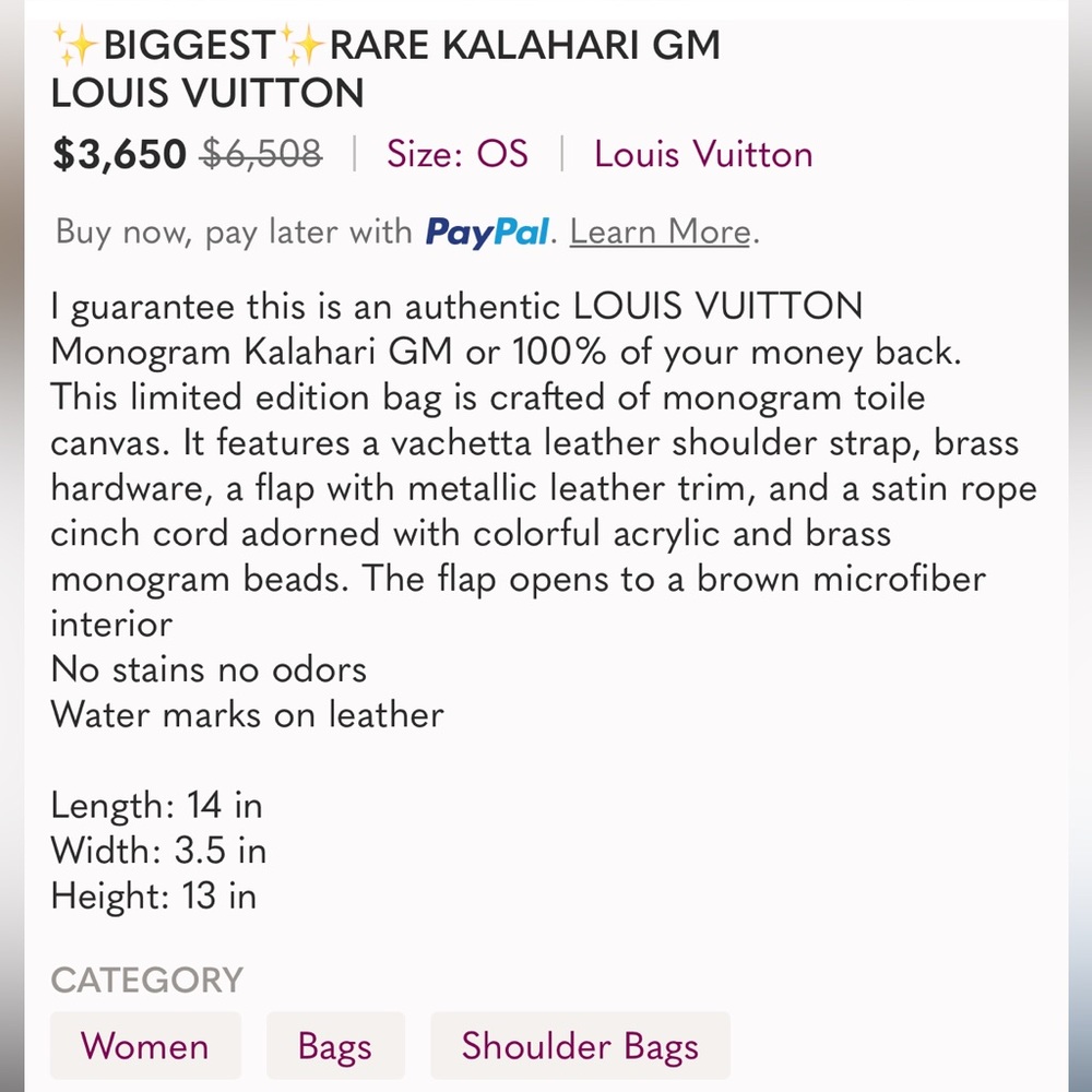 💎 DISCOUNTED GM 💎 COLLECTABLE LOUIS VUITTON BAG - Picture 16 of 16